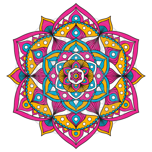 MANDALA: Large Mandala without Hearts