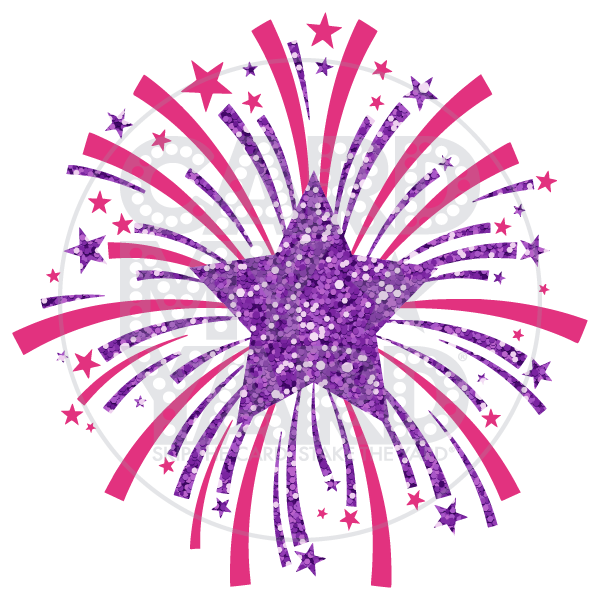 Fireworks: Pink and Purple Glitter Fireworks: Pink and Purple Glitter