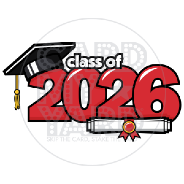 Graduation: Class of 2026 Red Black