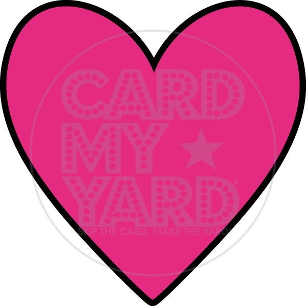 Heart: Highlighter Pink Heart: Highlighter Pink