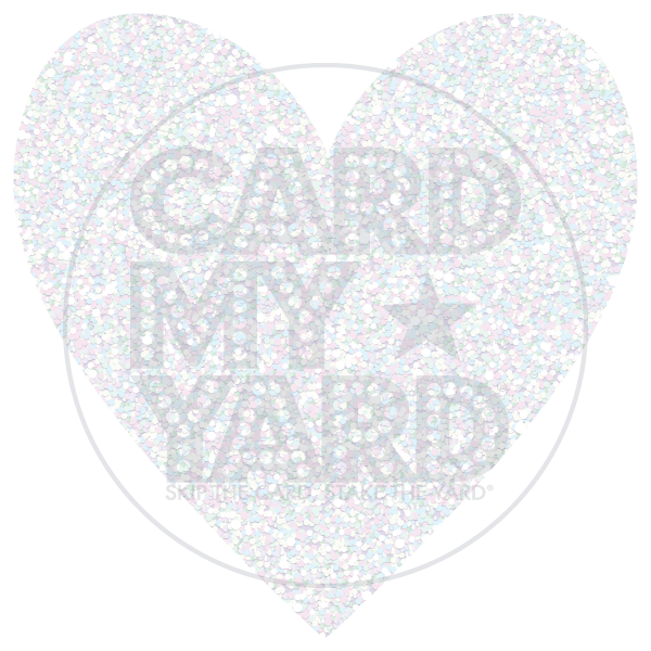 Heart: Crystal Glitter Heart: Crystal Glitter