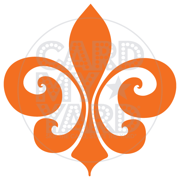Flower: Fleur de Lis - Orange