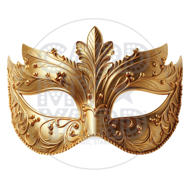 Holiday: Gold Masquerade Mask