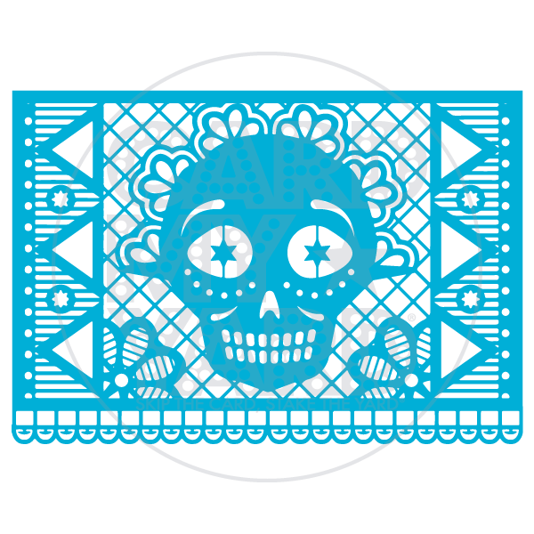 Holiday: Mexican Paper - Blue Papel Picado