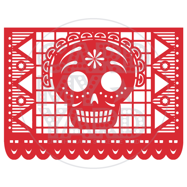 Holiday: Mexican Paper - Red Papel Picado