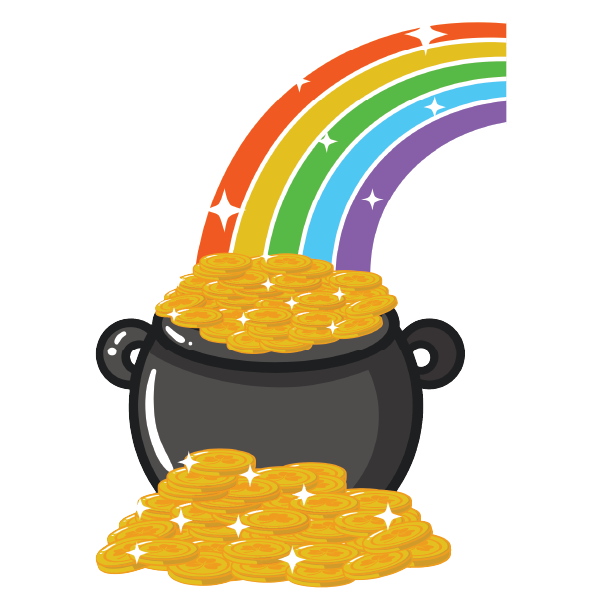 St. Patrick's Day: Rainbow Pot of Gold