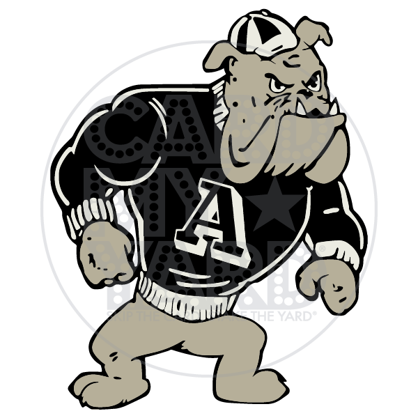 School Graphic: A Bulldog Mascot