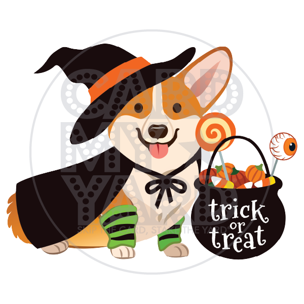 Halloween: Witch Corgi