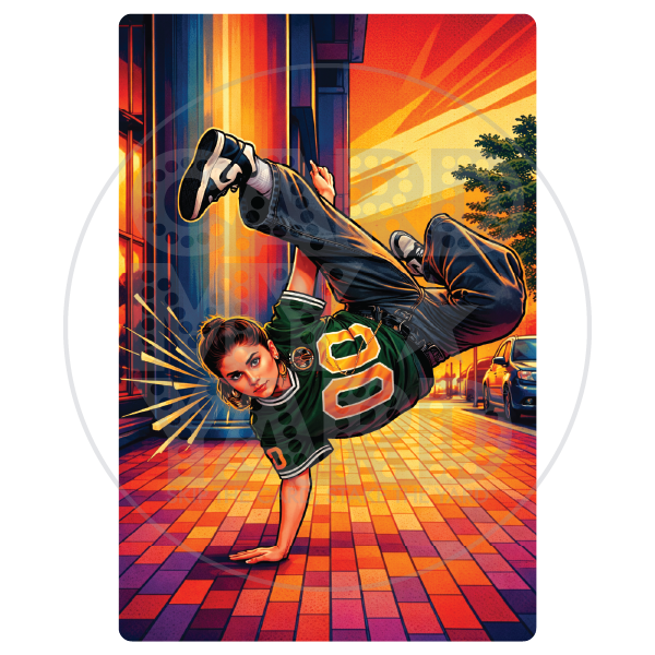 Sport: Hip Hop Breakdancing Girl