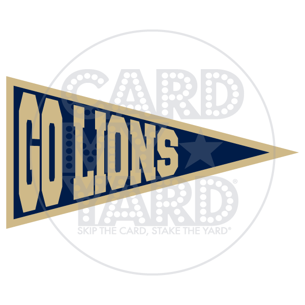 Pennant: Go Lions (Covington High School)
