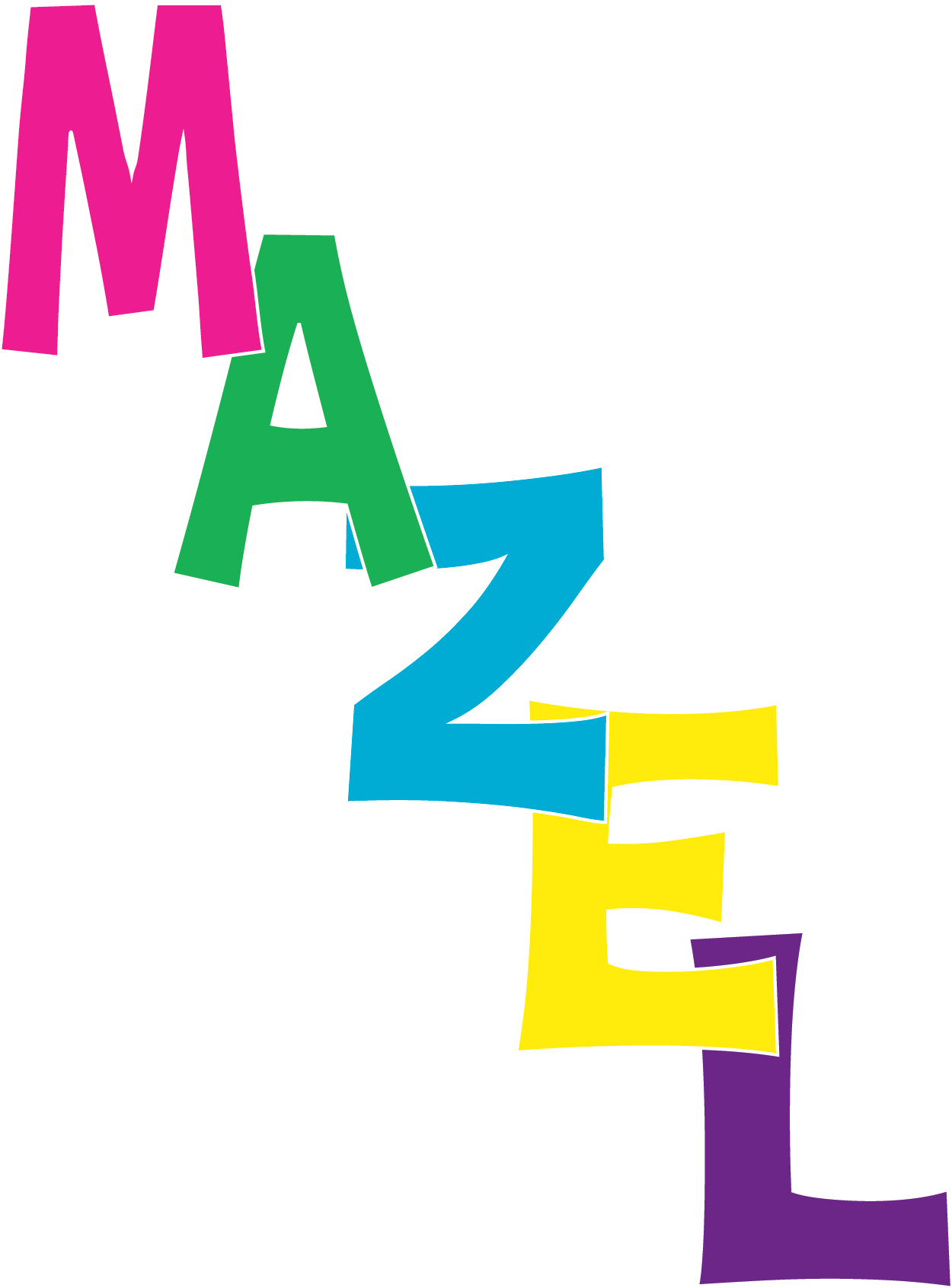 Multicolor Mazel Tov w/ Pink Multicolor Mazel Tov w/ Pink