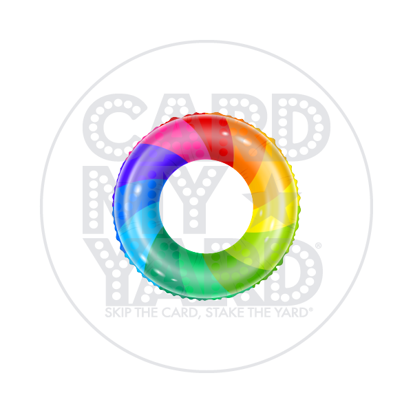 Summer: Rainbow Circle Pool Float - Small Summer: Rainbow Circle Pool Float - Small