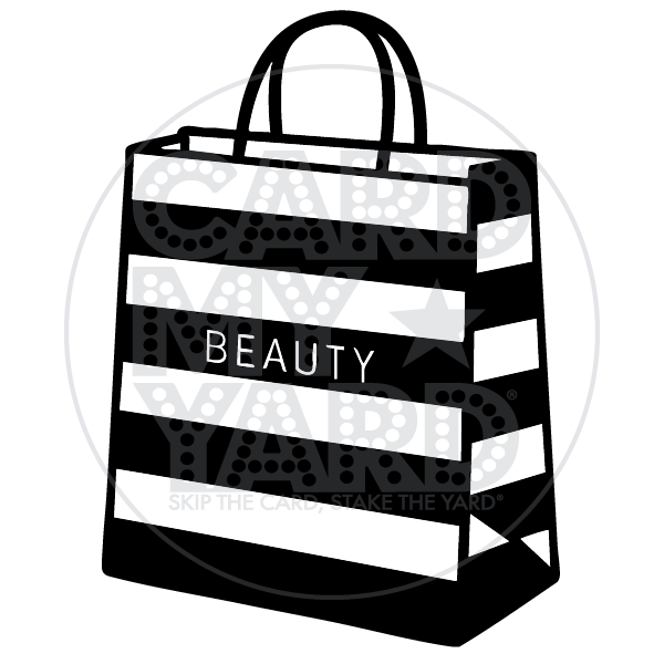Clothing/Accessories: Black & White Shopping Bag