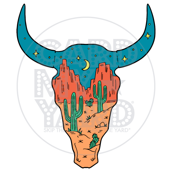 Western: Desert Cow Skull