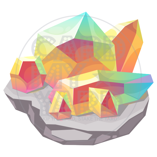 Outdoor: Geode - Rainbow