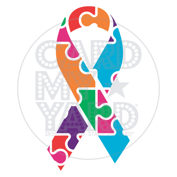 Ribbon/Cause: Autism Puzzle Ribbon