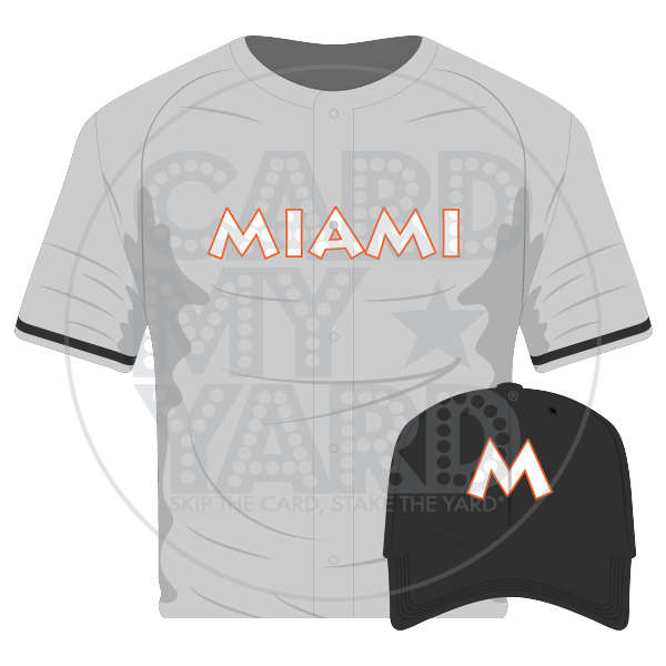 Sport: Miami Marlins Jersey & Hat Sport: Miami Marlins Jersey & Hat