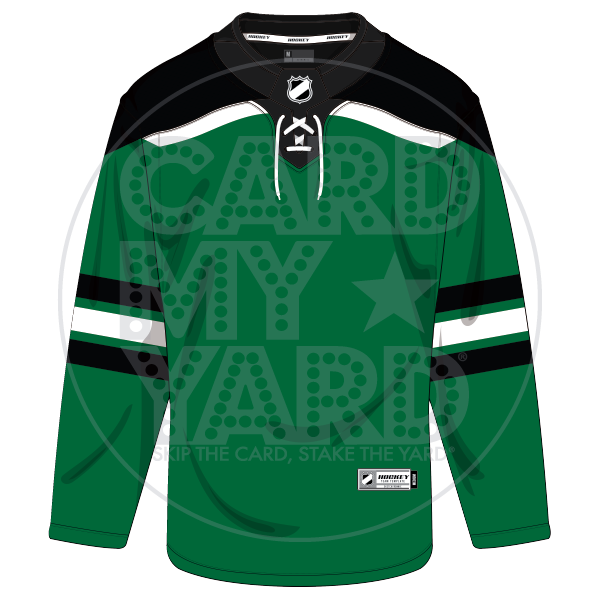 Sport: Green with Black Hockey Jersey Sport: Green with Black Hockey Jersey