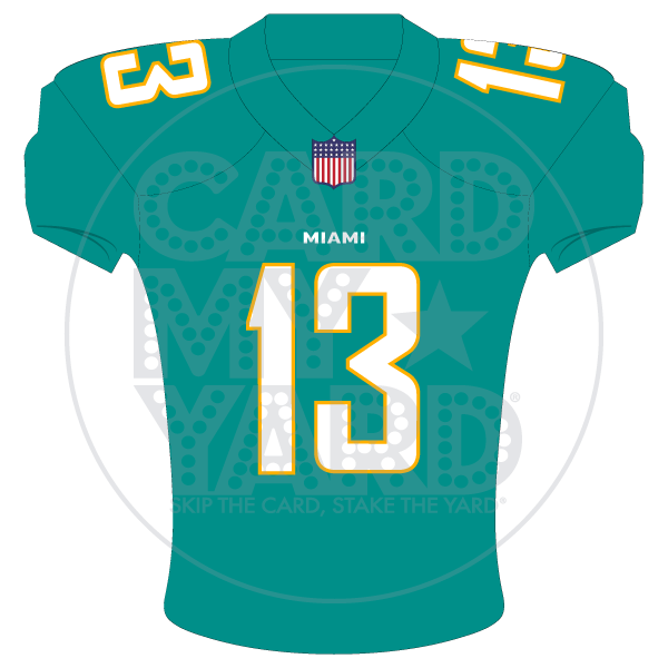 Sport: Miami Dolphins 13 Football Jersey Sport: Miami Dolphins 13 Football Jersey