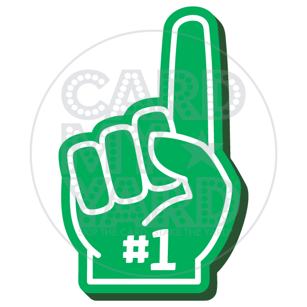 Sport: Foam Finger Green Sport: Foam Finger Green