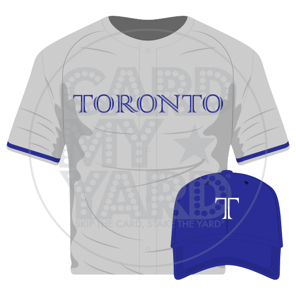 Pennant: Toronto Blue Jays Jersey & Hat