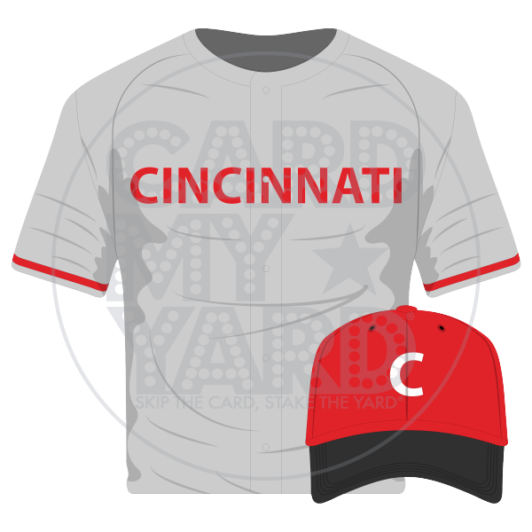 Sports Graphic: Cincinnati Reds Jersey & Hat Sports Graphic: Cincinnati Reds Jersey & Hat