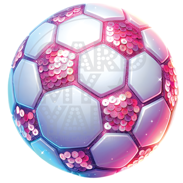 Sport Graphic: Pink Sequin Soccer Ball Sport Graphic: Pink Sequin Soccer Ball
