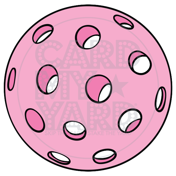 Sport Graphic: Pink Pickleball