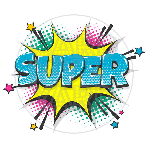 Speech Bubble: SUPER Burst Speech Bubble: SUPER Burst