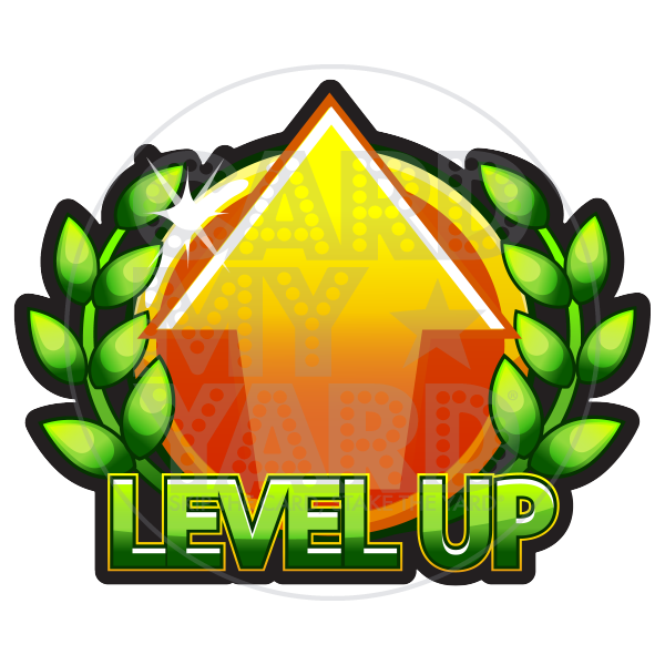 Speech Bubble: Level Up Green
