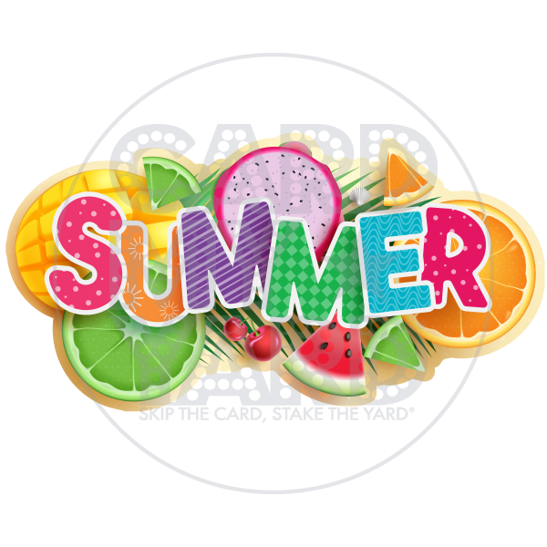 Speech Bubble: Summer (Fruit)