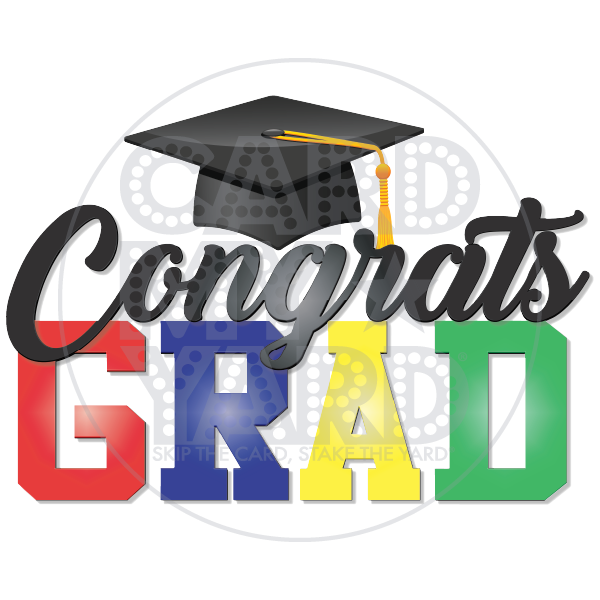 SUPER CONGRATS GRAD (RBYG)