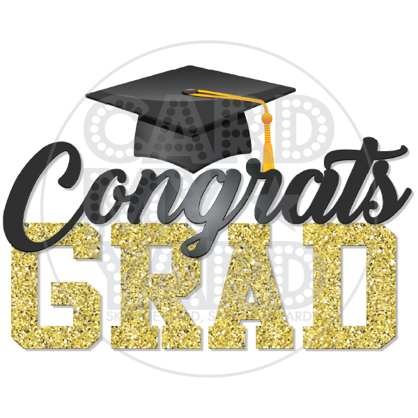 SUPER CONGRATS GRAD (GOLD)