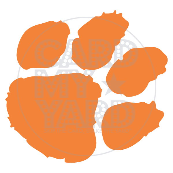 SUPER PAW PRINT - ORANGE SUPER PAW PRINT - ORANGE
