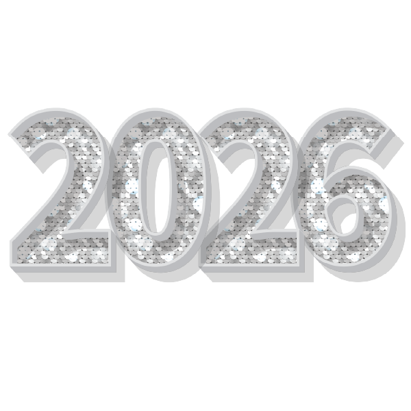 A SUPER SAYING: 2026 (Silver Sequin)