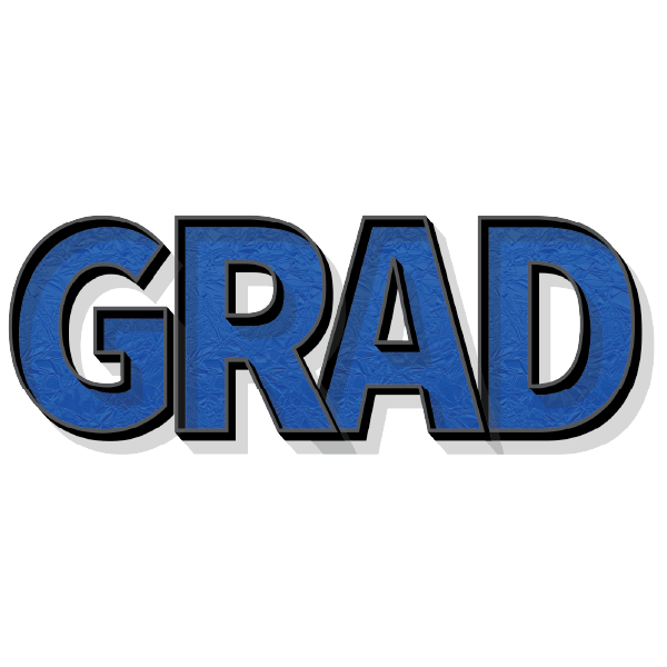 A SUPER SAYING: GRAD(Blue Foil)