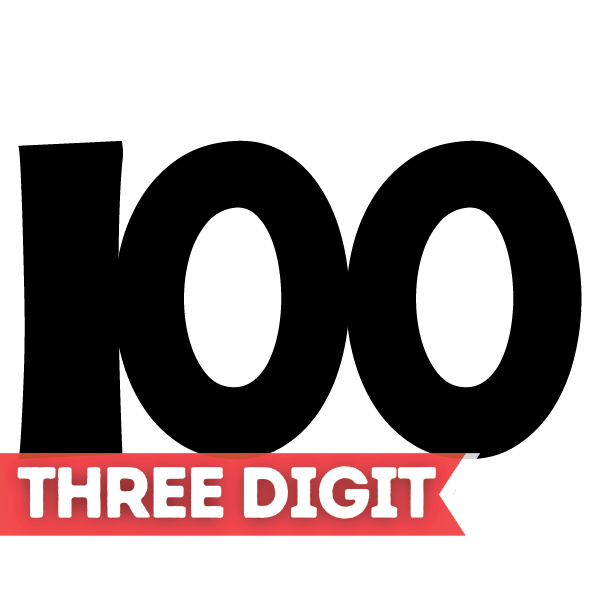 SUPER NUMBER: 3 DIGITS - BLACK