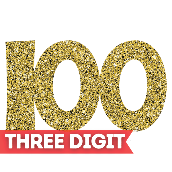 SUPER NUMBER: 3 DIGITS - GOLD