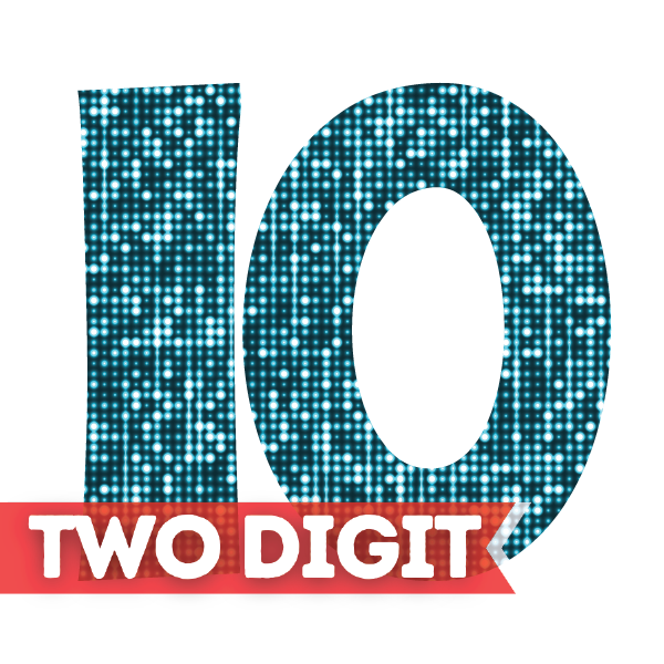 SUPER NUMBER: DOUBLE DIGITS - BRIGHT BLUE DISCO SUPER NUMBER: DOUBLE DIGITS - BRIGHT BLUE DISCO