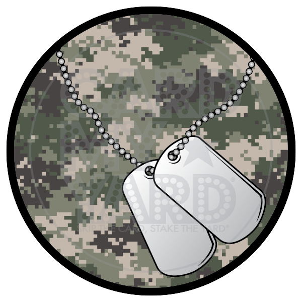 America: Dog Tag Camo Circle