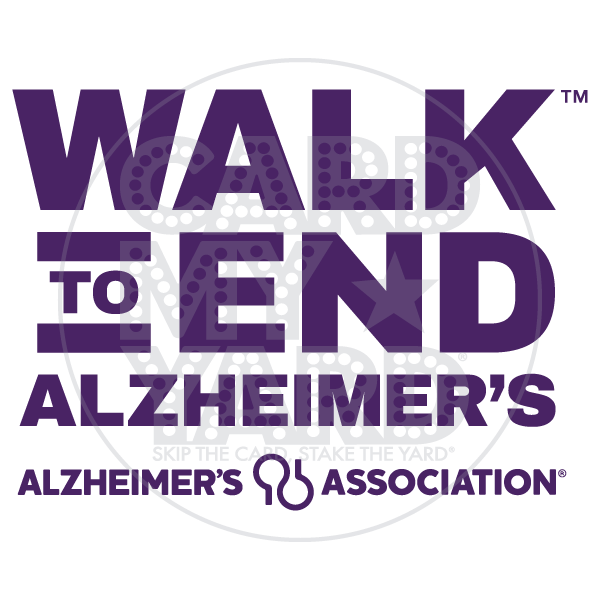 Ribbon/Cause: Walk to End Alzheimers (Purple)