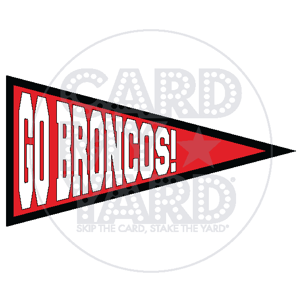 Pennant - Go Broncos (Yukon)