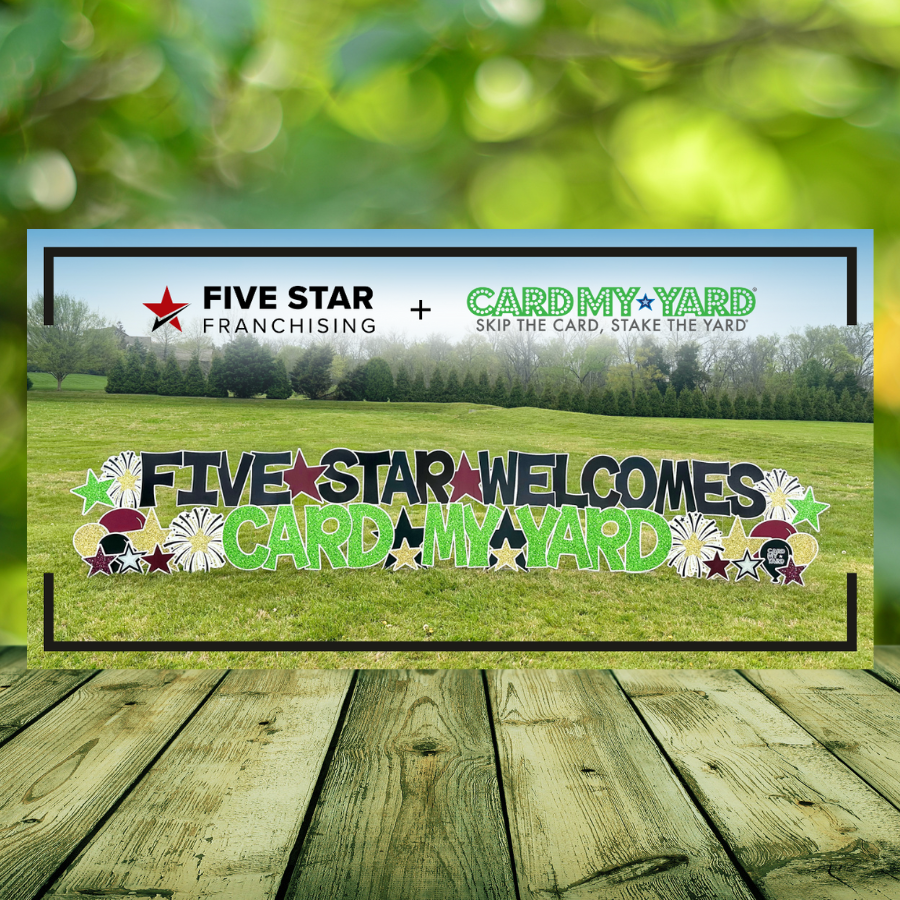 Five Star Franchising Acquires Card My Yard