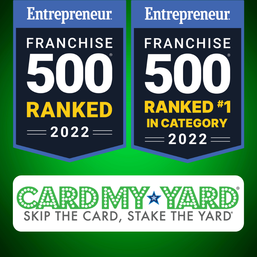 #1 in Category, #299 Overall Card My Yard Ranked Among Top Franchises in Entrepreneur’s Highly Competitive Franchise 500