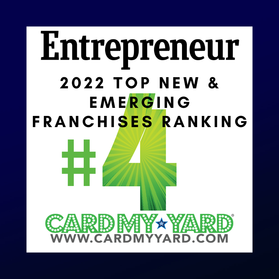 Ranked in the Top Ten Emerging Franchises Entrepreneur 500