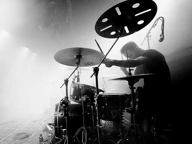 Paul Seidel at the Drums. Picture: Paul Seidel, privat