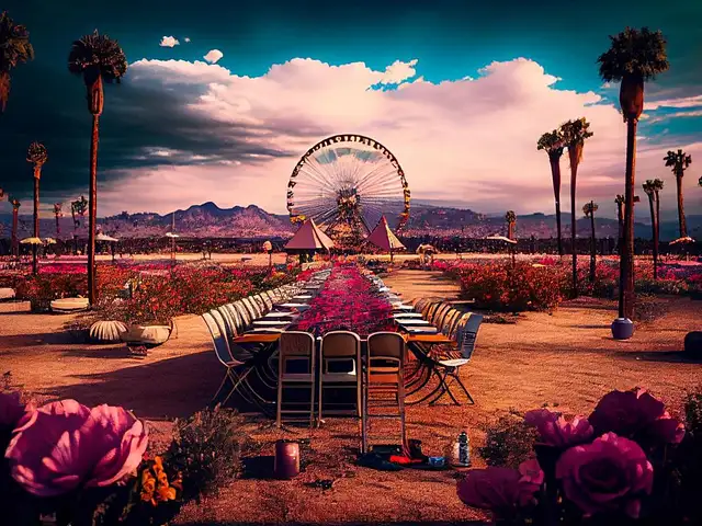 Coachella Festival fährt veganes 4-Gänge-Dinner auf