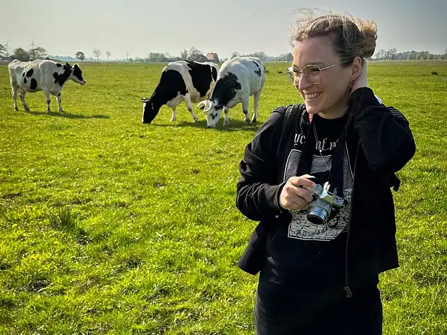 Unterwegs für eine Reportage auf Hof Butenland