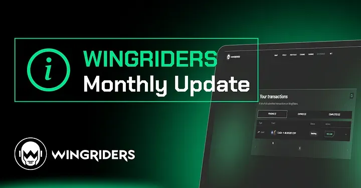 WingRiders Monthly Update - February
