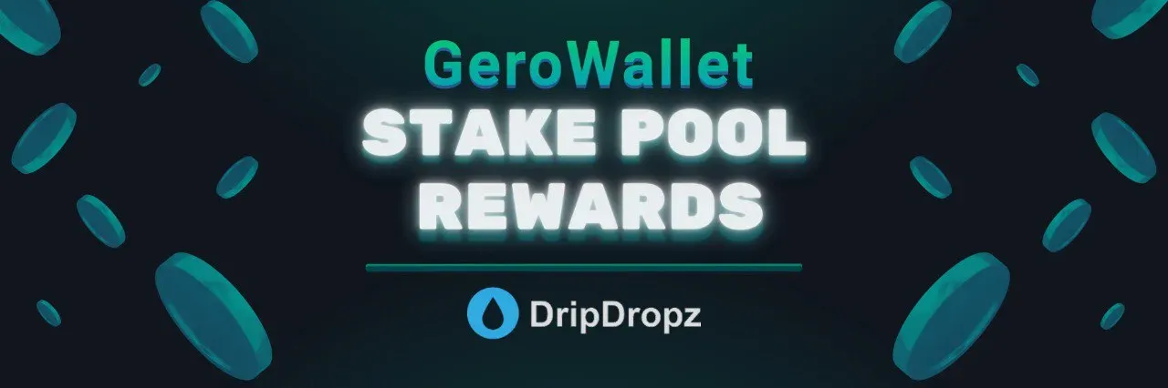 Announcing GERO Stake Pool Rewards